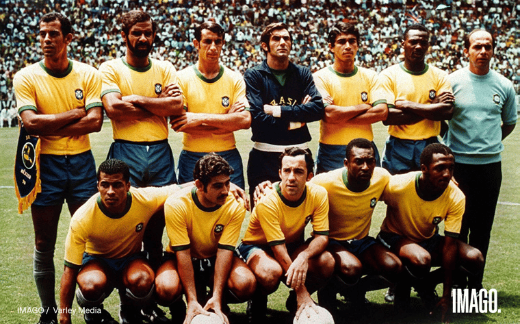 Brazils 1970 FIFA World Cup squad regarded by many as the greatest international team of all time here ahead of their match against England – 63 Downloads
